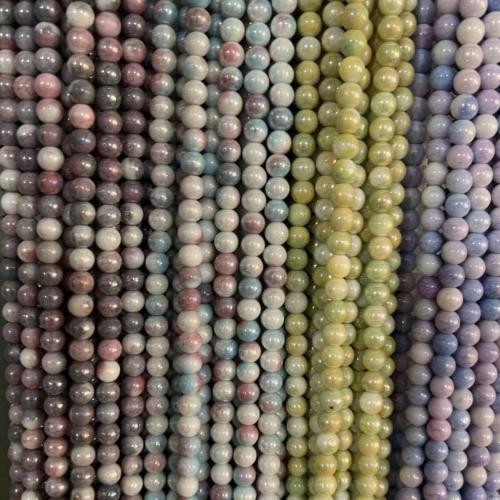 Glass Beads, Round, plated, DIY 8mm Approx 38 cm 