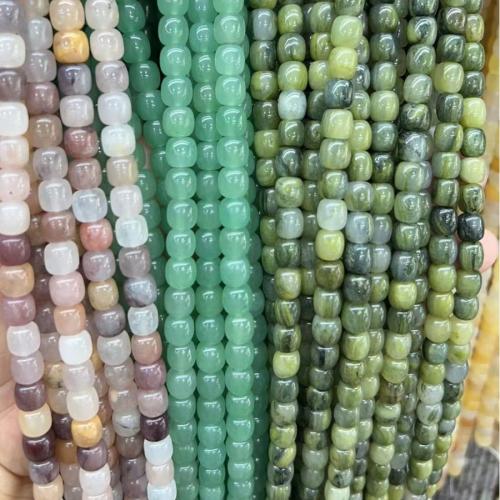 Single Gemstone Beads, Natural Stone, barrel, polished, DIY Approx 38 cm 