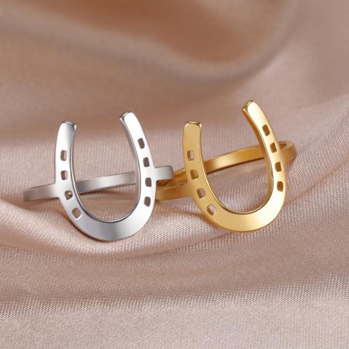 Stainless Steel Finger Ring, 304 Stainless Steel, Vacuum Ion Plating, fashion jewelry & Unisex thickness 1.1mm,width 16.1mm 