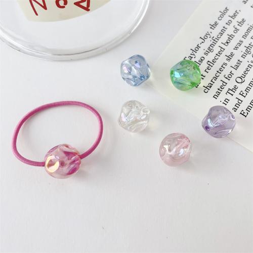 Perles acryliques plaquée, Acrylique, DIY, plus de couleurs à choisir, 15mm, Environ Vendu par sac