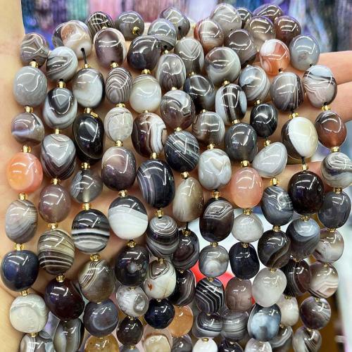 Natürliche Botswana Achat Perlen, DIY, gemischte Farben, 10x15mm, Länge:ca. 38 cm, verkauft von Strang