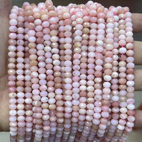 Opal Beads, Pink Opal, Abacus, DIY & faceted, pink Approx 38 cm 