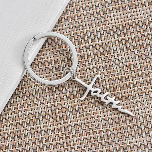 Stainless Steel Key Chain, 304 Stainless Steel, Unisex 