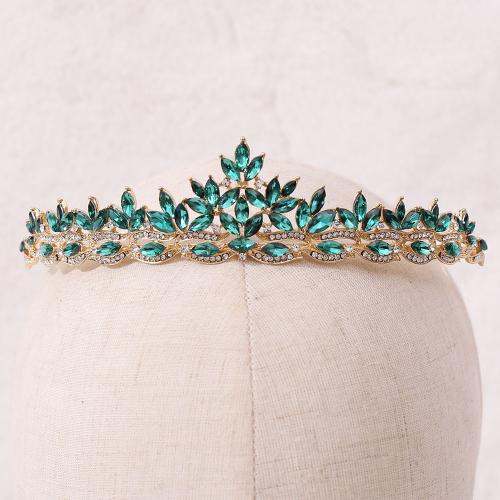 Bridal Tiaras, Zinc Alloy, fashion jewelry & for woman & with rhinestone Inner Approx 155mm [