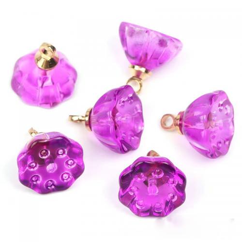 Plant Lampwork Beads, with Zinc Alloy, Lotus Seedpod, gold color plated, DIY 10.3mm Approx 1.5mm [