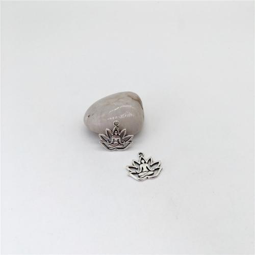 Zinc Alloy Jewelry Pendants, Flower, plated, DIY Approx 