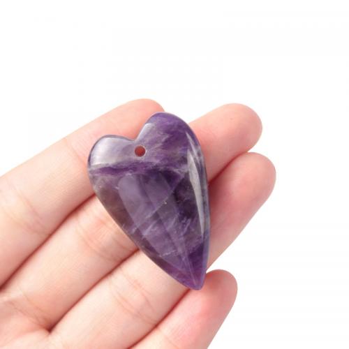 Gemstone ювелирные изделия Кулон, Полудрагоценный камень, Сердце, DIY & различные материалы для выбора, Много цветов для выбора продается PC