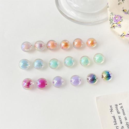 Perlen in Perlen Acrylperlen, Acryl, rund, UV plattiert, DIY, keine, 12mm, ca. 500PCs/Tasche, verkauft von Tasche