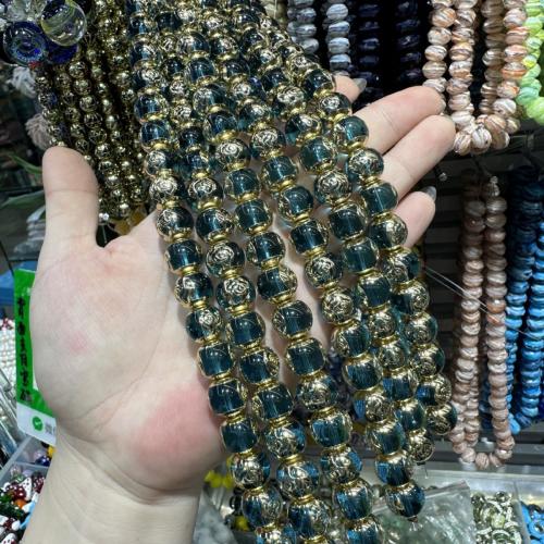 Handgefertigte Lampwork Perlen, rund, Einbrennlack, DIY, keine, 8mm, verkauft von PC