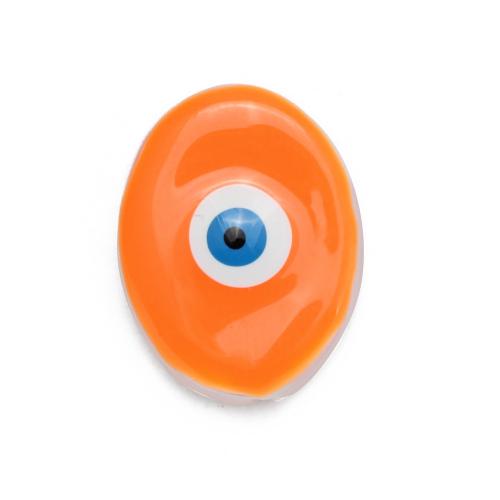 Perles de mauvais œil mode, coquille, ovale plat, DIY & émail, plus de couleurs à choisir Vendu par PC