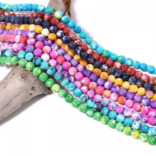 Single Gemstone Beads, Cherry Stone, Round, DIY 