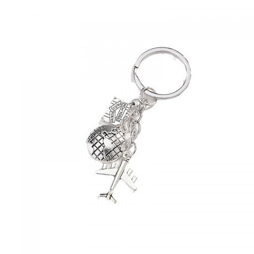 Zink-Legierung Schlüsselanhänger Schmuck, Zinklegierung, unisex, 90x42mm, verkauft von PC
