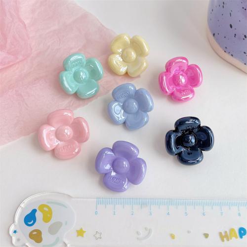 Bonbons perles acryliques de style, Acrylique, fleur, DIY, plus de couleurs à choisir, 27.5mm, Environ Vendu par sac