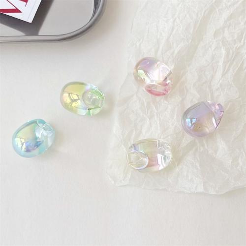 Perles acryliques plaquée, Acrylique, Placage UV, DIY, plus de couleurs à choisir, 19mm, Environ Vendu par sac