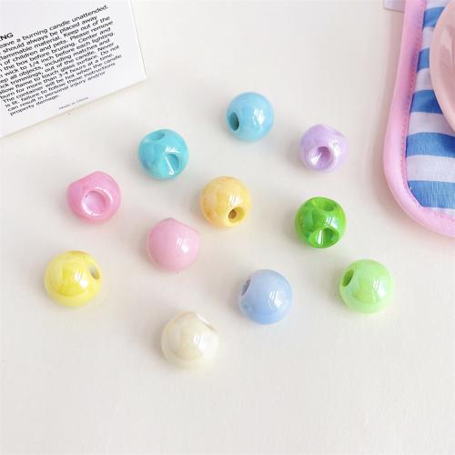 Bonbons perles acryliques de style, Acrylique, Rond, DIY, plus de couleurs à choisir, 19mm, Environ Vendu par sac