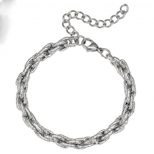 Titanium Steel Bracelet & Bangle, plated, Unisex original color 