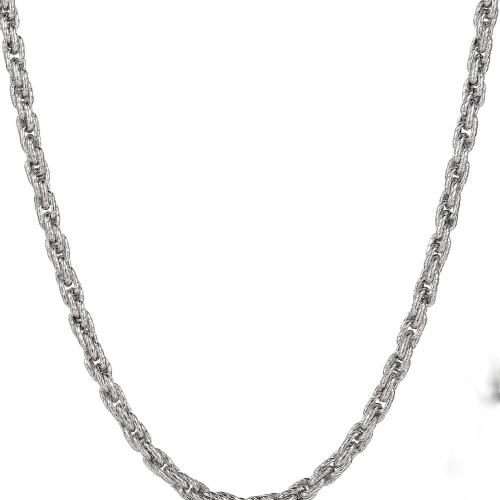 Titanium Steel Jewelry Necklace, polished, Unisex original color 