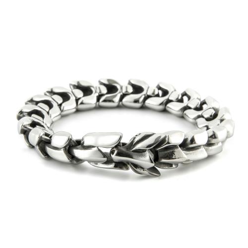 Stainless Steel Chain Bracelets, 316L Stainless Steel, fashion jewelry & for man 