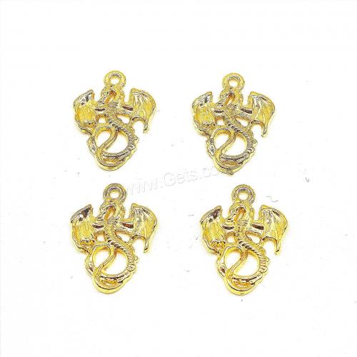 Zinc Alloy Jewelry Pendants, Dragon, plated, DIY Approx 2mm, Approx 