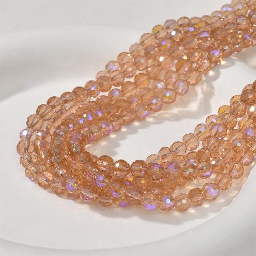 Mode Kristall Perlen, DIY & facettierte, keine, 5.8mm, Bohrung:ca. 1.2mm, ca. 95PCs/Strang, verkauft von Strang