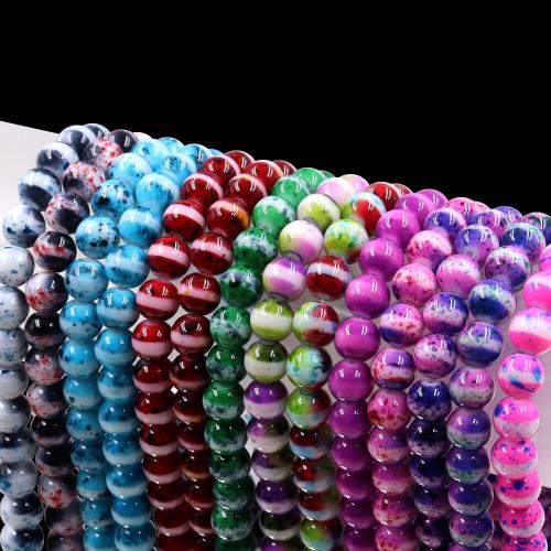 Glass Beads, Round, DIY 10mm Approx 16 Inch 