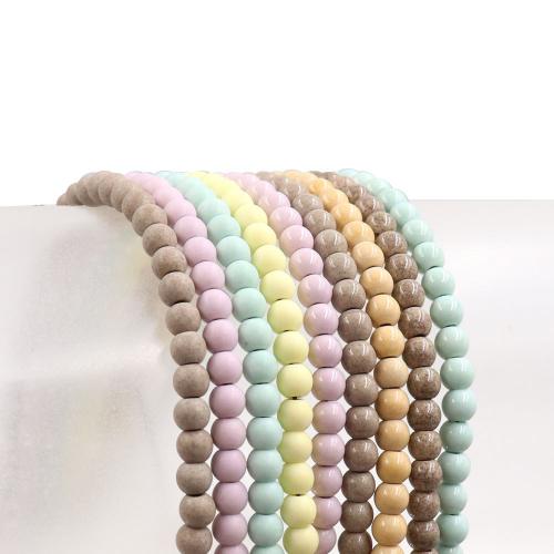 Perles de pierre gemme unique, Pierre naturelle, Rond, DIY, plus de couleurs à choisir, 4mm Vendu par brin