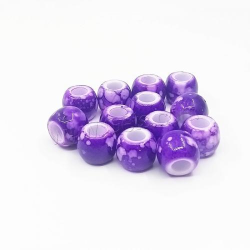 Painted Acrylic Beads, Drum, DIY Approx 5mm, Approx 