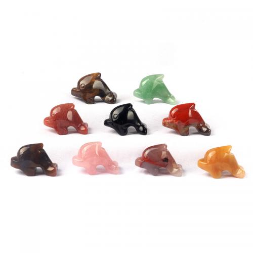 Драгоценный камень украшения, Полудрагоценный камень, Дельфин, DIY & различные материалы для выбора, Много цветов для выбора продается PC