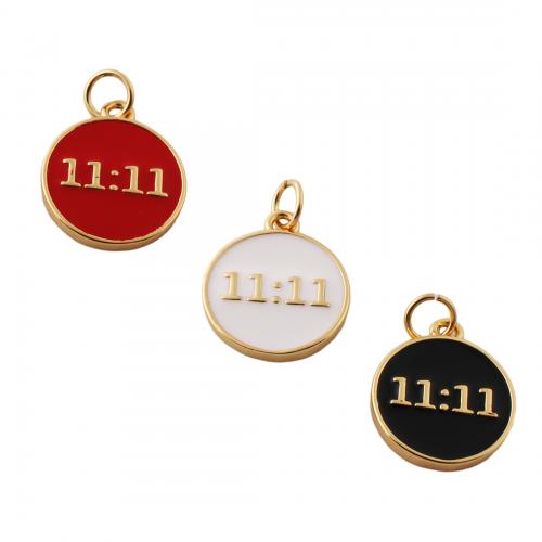Enamel Brass Pendants, fashion jewelry & Unisex Approx 3mm 