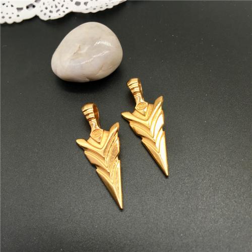 Zinc Alloy Jewelry Pendants, arrowhead, plated, DIY Approx 