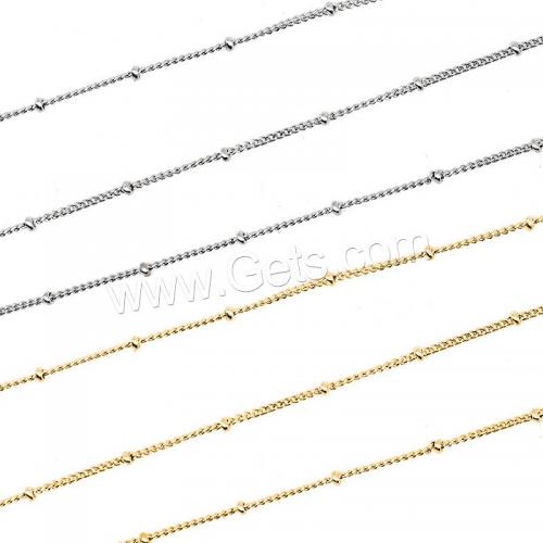 Stainless Steel Ball Chain, 304 Stainless Steel, Vacuum Ion Plating, DIY 1.5mm,2mm