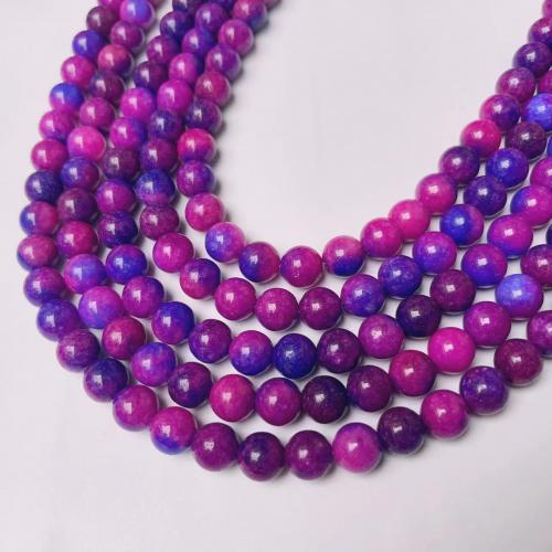 Single Gemstone Beads, Sugilite, Round, polished, DIY purple 