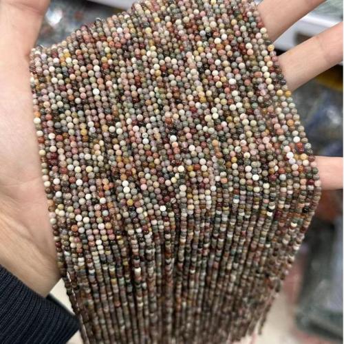 Perles agates, Alexa agate, Rond, poli, DIY & normes différentes pour le choix, couleurs mélangées Environ 38 cm, Vendu par brin