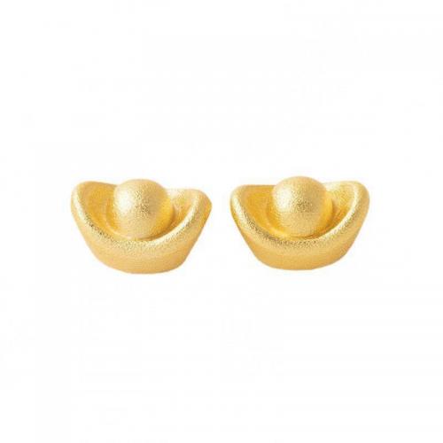 Zinc Alloy Spacer Beads, Ingot, sang gold plated, DIY Approx 2.6mm 