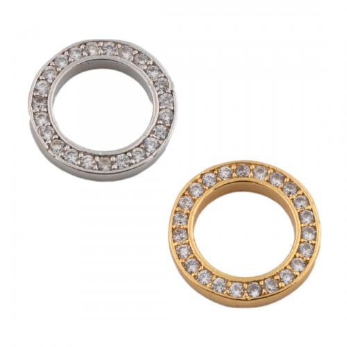 Cubic Zirconia Micro Pave Brass Pendant, fashion jewelry & Unisex & micro pave cubic zirconia Approx 8.5mm 