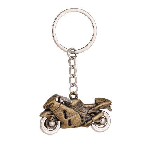 Zinc Alloy Key Clasp, Motorcycle, plated, for man 