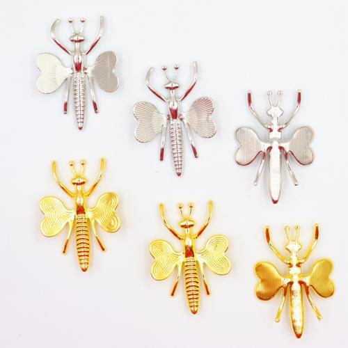 Zinc Alloy Craft Decoration, Butterfly, plated, for home and office 45mm 
