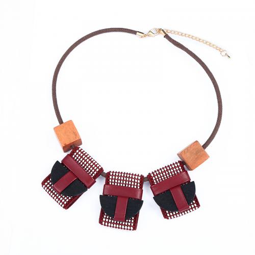 plastique collier, avec Acier inoxydable 304, bijoux de mode & pour femme, plus de couleurs à choisir Environ 48 cm, Vendu par PC