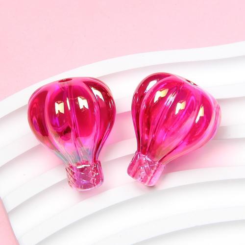 Perle acrylique, Ballon chaud, DIY, plus de couleurs à choisir Environ Vendu par sac