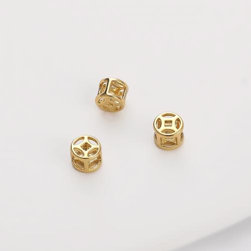 Brass Spacer Beads, gold color plated, DIY Approx 2.5mm 