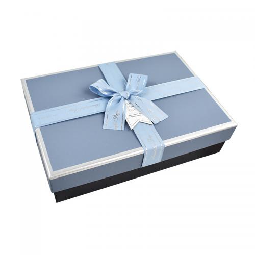Jewelry Gift Box, Paper, plated, multifunctional  blue [