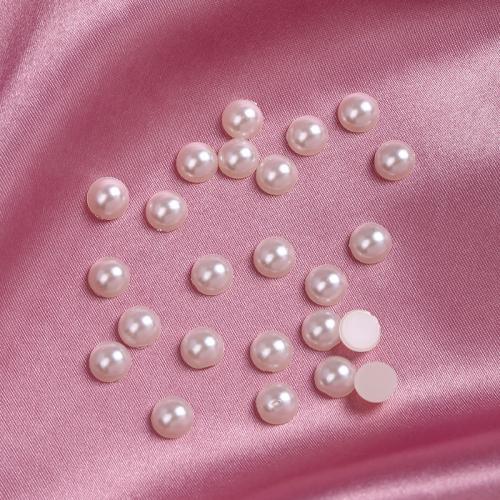 ABS Plastic Pearl Costume Accessories, Round, DIY Approx 