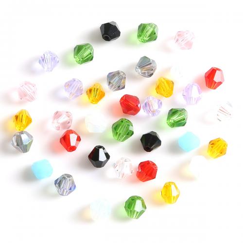 Glass Beads, Double Cone, DIY & faceted 6mm, Approx 