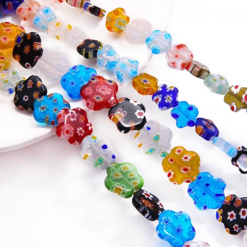 Millefiori Slice Lampwork Beads, Millefiori Lampwork, Flower, DIY mixed colors Approx 1mm 