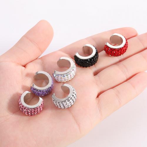 Zinc Alloy Spacer Beads, plated, DIY & with rhinestone 