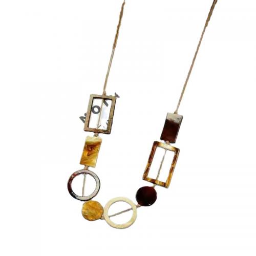 Акриловые ожерелье, Акрил, ювелирные изделия моды & Женский, Много цветов для выбора, длина:Приблизительно 48 см, продается PC
