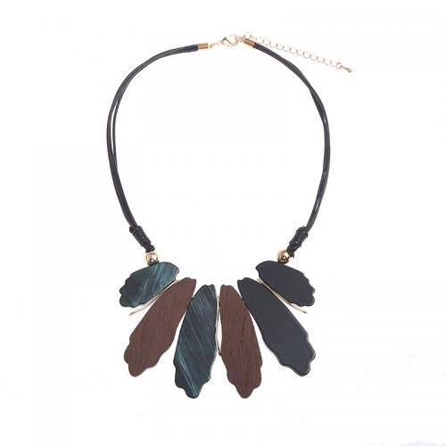 Resin Necklace, fashion jewelry & for woman Approx 48 cm 
