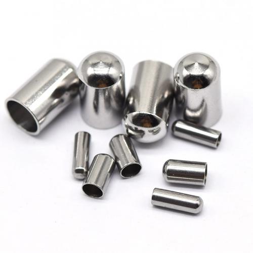 Stainless Steel End Caps, 304 Stainless Steel, plated 