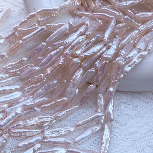 Barock kultivierten Süßwassersee Perlen, Natürliche kultivierte Süßwasserperlen, DIY, weiß, 5-7mm, Länge:ca. 38 cm, verkauft von Strang