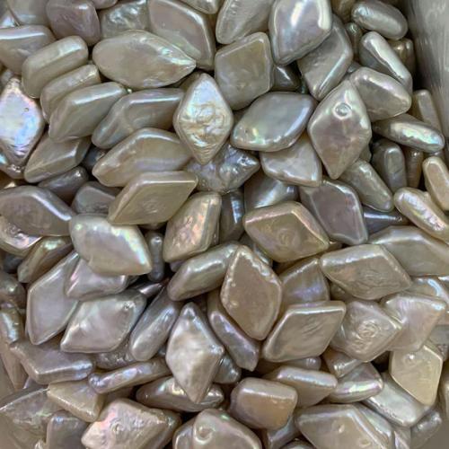 Barock kultivierten Süßwassersee Perlen, Natürliche kultivierte Süßwasserperlen, DIY & kein Loch, 16x10mm, verkauft von PC